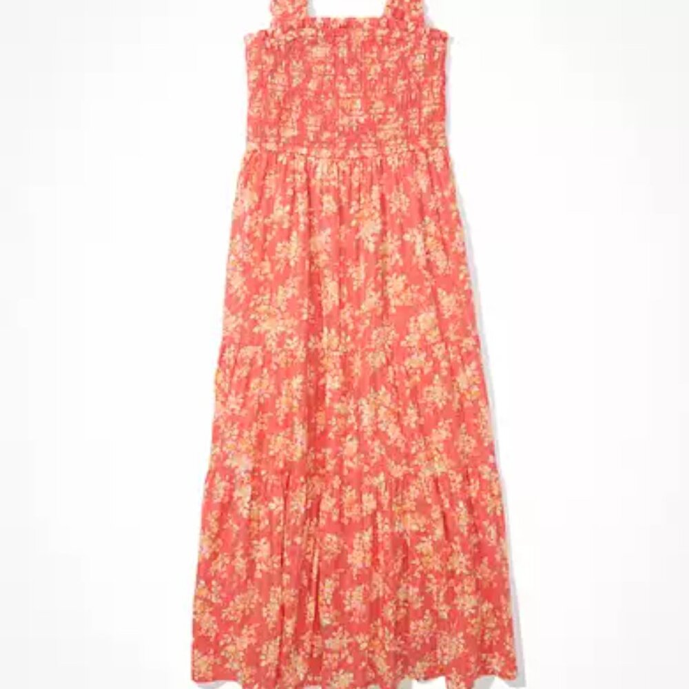 American Eagle Smocked-Top Sun Dress